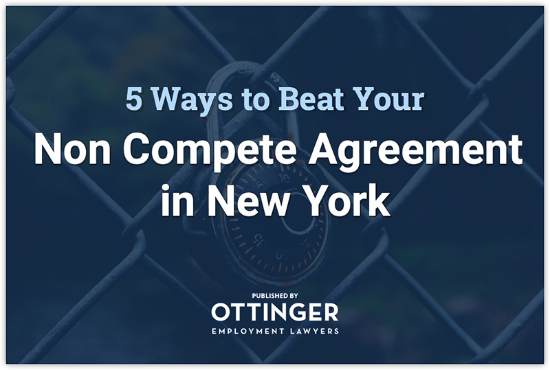 Non compete agreements New York