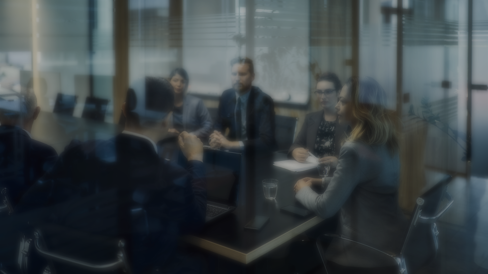 Blurred Conference Room